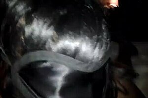 In lingerie cladded pussy big black cock dominates