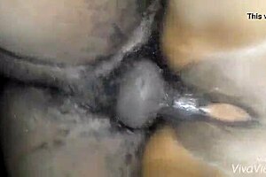 African American babe is getting filled with big cock