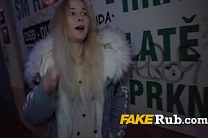 Euro real life poor girl gets her tiny dirty pussy spread in the streets