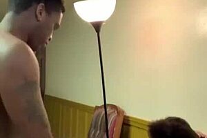 Hot ebony couple black on black action