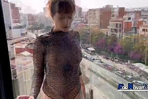 Hot porn video of real teen babe Barbara Mont taking on big daddy Jean pallet