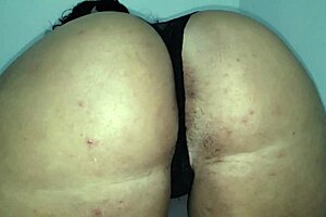Containment of big butt amateur getting pounded
