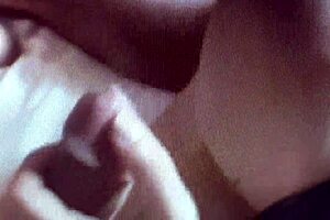 See a big nipped wife feeling the pleasure of a vibrator