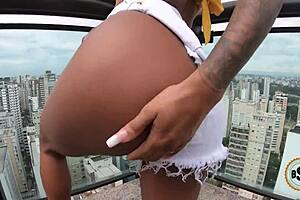 Watch the hot Latina model Ariella Ferraz get her ass filled with big black cock HD video