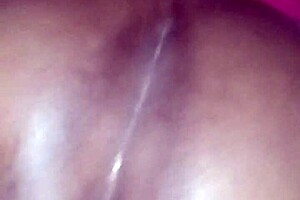 homemade video of big booty BBW gets creampied