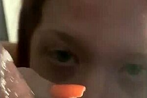 Redhead sucking black cock interracial porn