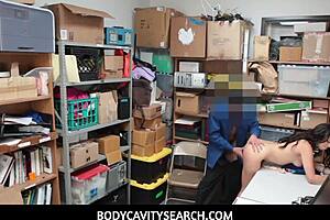 Shoplifters stripped and searched for bodies in Bodycavitysearch video