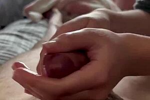 This video demonstrates oral sex on big dick pal with oil massage coming from the side of his lover