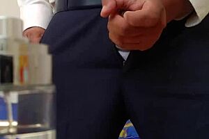 Fornicating amateur homosexual mans solo jerks off in his stockings