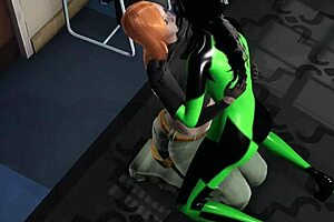 Shego futa stripped kim possible in full length cartoon xxx film