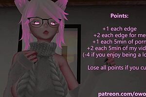 Real life slut amateur goddess gets dominated in Hentai game with dirty talking and Erotic scenes