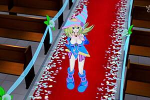 Dark magician girl masturbates sensually