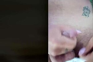 ts angelique cums on white high heels