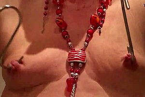 BDSM Nipple Play and Tits Stretching: It is a rough but enjoyable experience…