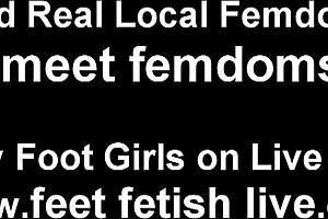 I Force My Slave Boys To Lick My Pussy And Massage My Feet In Fishnets And Stockings