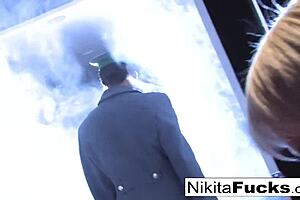 Russian Blonde Nikita Von James Receives Intense Gag Order