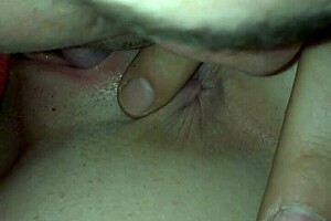Intense emotions surge as I lick my girlfriend's clit passionately.