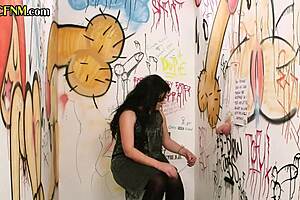 Hey, wanna see amateur sluts sucking at a gloryhole?
