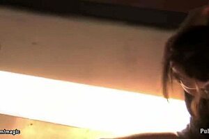 czech slave banged hard in public