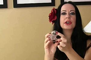 A fetish delight: A femdom's POV chastity game
