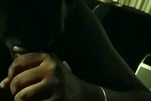 late nite sloppy blowjob from ebony milf