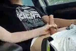 Sexy Cute Compilation Of Road Blowjobs With Deepthroat Sucking And Cum Swallowing