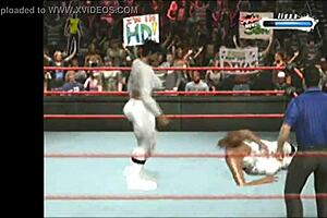 Garcella battles Alissa in fantasy wrestling.