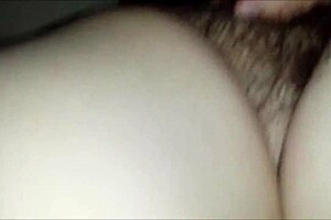 Fat milf rubs her hairy muff solo 😈