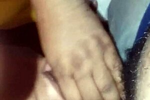 tonya sucking my ebony cock in homemade amateur scene