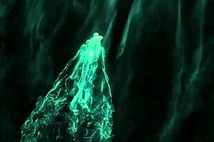 Sloppy deepthroat in car, cum outside