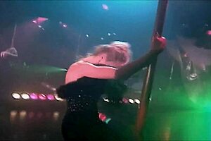 Shayla Laveaux Striptease Live On Stage. Clothes Ripped Outdoor.