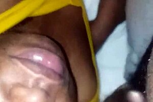 tonya sucking my ebony cock in homemade amateur scene