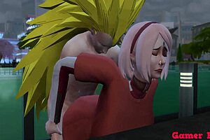 Hinata and friends enjoy an outdoor adventure with Sakura