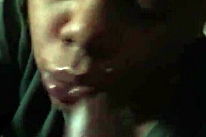 Watch This Pregnant Babymama Give Amazing Blowjob And Get Facial From Big Black Cock