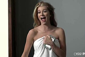 cute teen 18+ arya fae gets fucked by her stepbrother after he films her masturbating