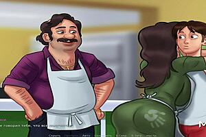 Teen Cartoon: Impregnation and Creampie with a Visual Novel Crossover