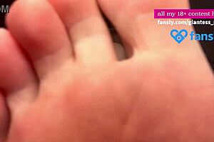 i dream of crushing a tiny man with my huge body in pov fetish.