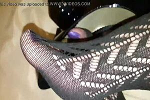 webcam fetish session with italian milf