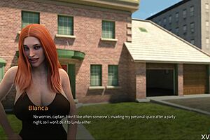 Bound Thicc Redhead Bombshell on Bed