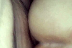 Wife bends over for intense doggystyle creampie