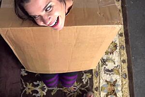 oblivious stepmom's costume hides a creampie surprise