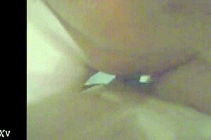 Couple's intimate moment with husband watching