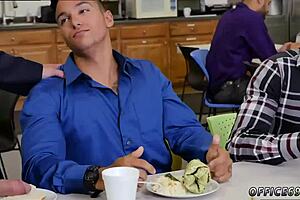 Young Straight Guys Party Naked with Muscular Tops