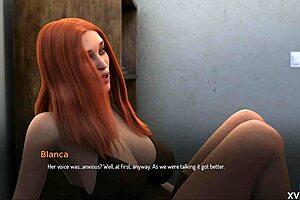 Bound Thicc Redhead Bombshell on Bed