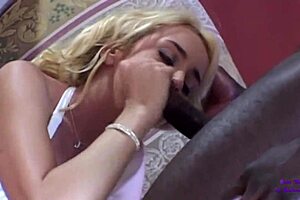 Big black cock in blonde's ass?