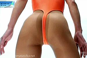 Low-Angle View of VM-35-3 Diet Machine in Highleg Leotard