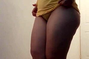 Ximena performs a sensual dance with a black partner in 2018.