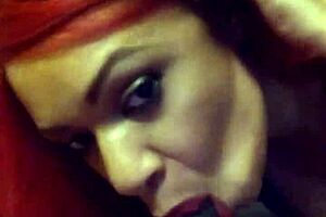 kawanda says she loves sucking that big cock deep and hard