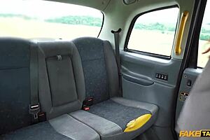 fake taxi slim french redhead barely fits huge italian cock in tight pussy