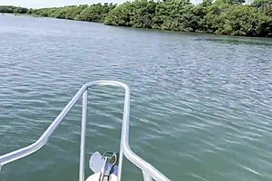 Monika Fox fakes her nipples and has sex on a yacht